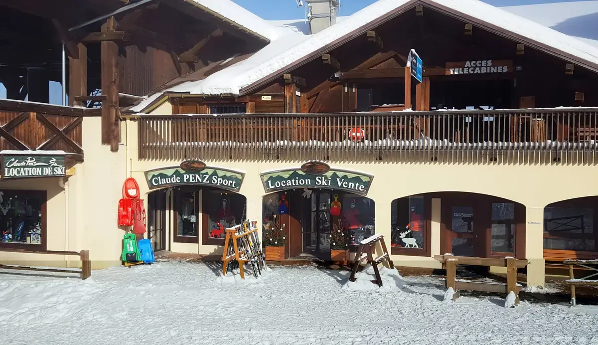 Claude Penz ski store in Saint-Gervais